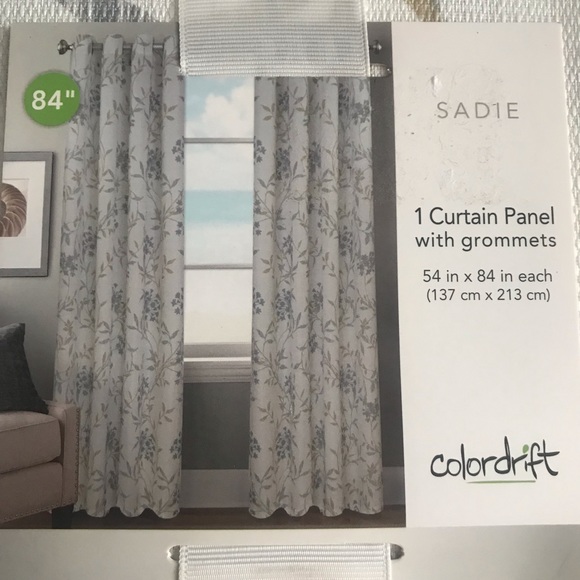 Colordrift Other - 1 84” Curtain Panel with Grommets